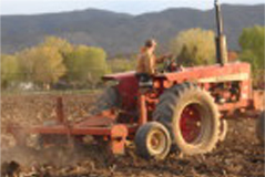 Jimmy & Tim do all the actual field work–spreading fertilizer starts in the fall.